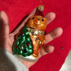 Vintage RADKO "TEDDY'S TREE" 95-156-0 1995
31/2" TEDDY BEAR CANDY CANE SCARF